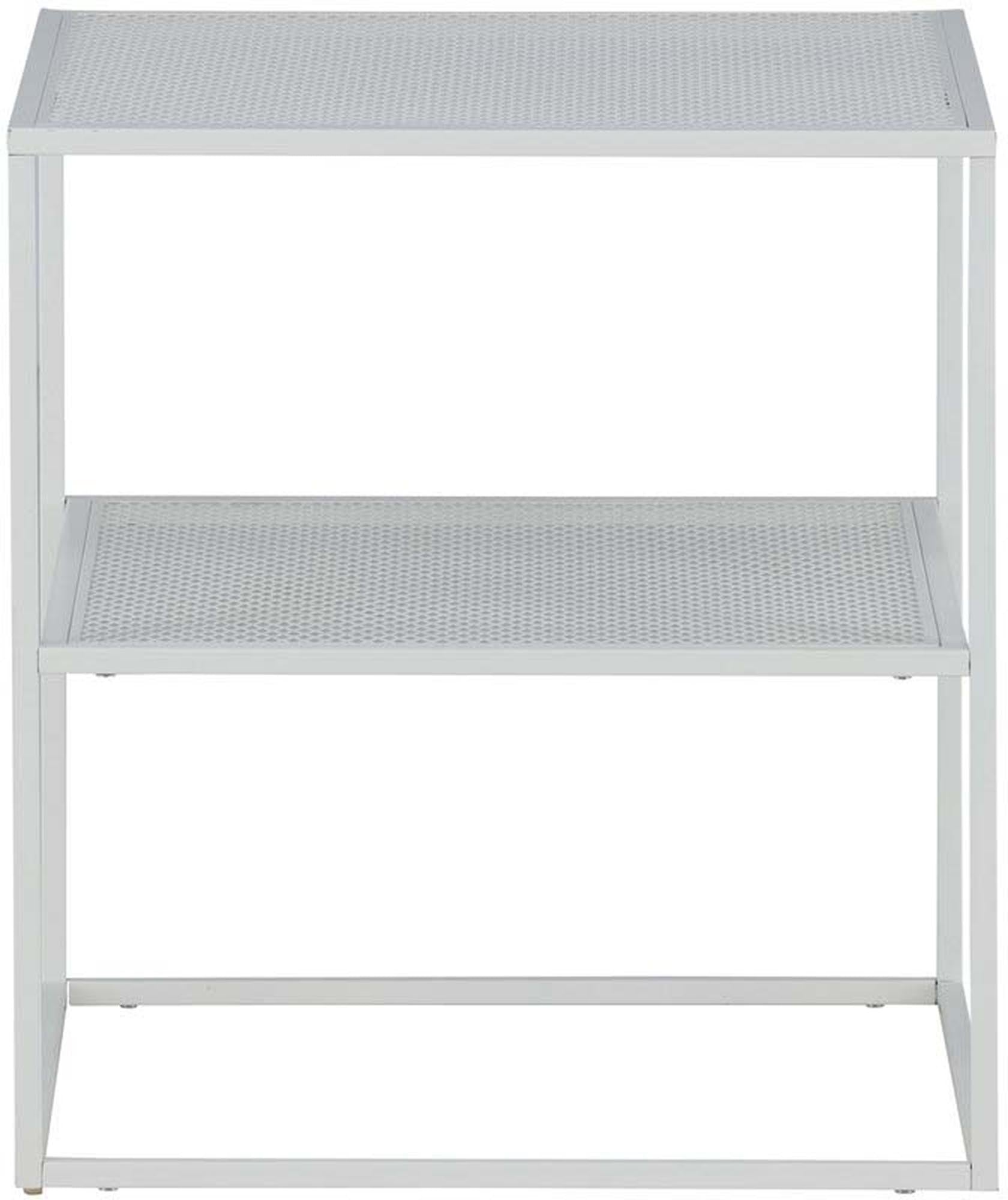 Stilvoller Netz Beistelltisch von Venture Home in zeitlosem Beige.