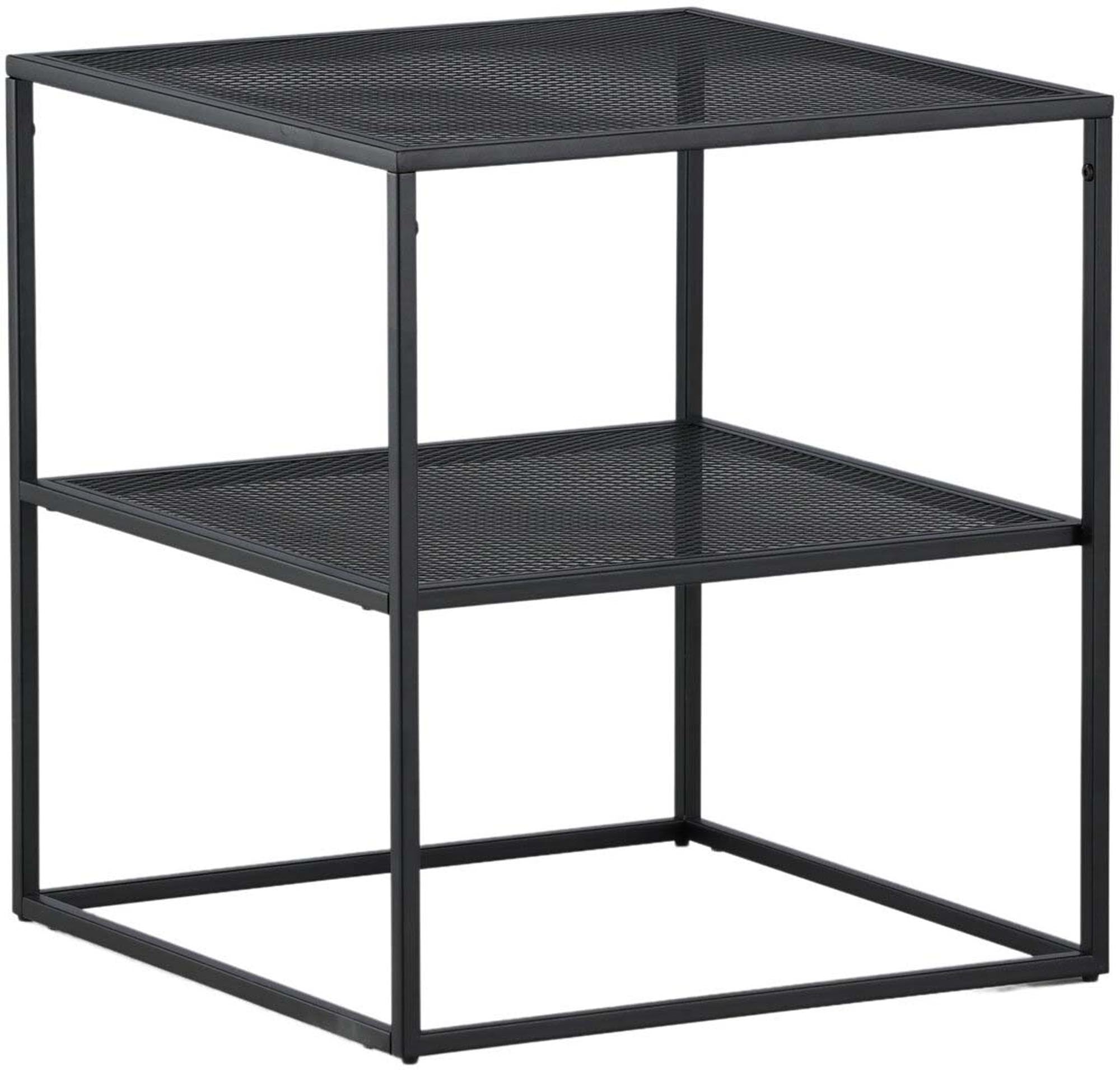 Stilvoller Netz Beistelltisch von Venture Home in zeitlosem Beige.