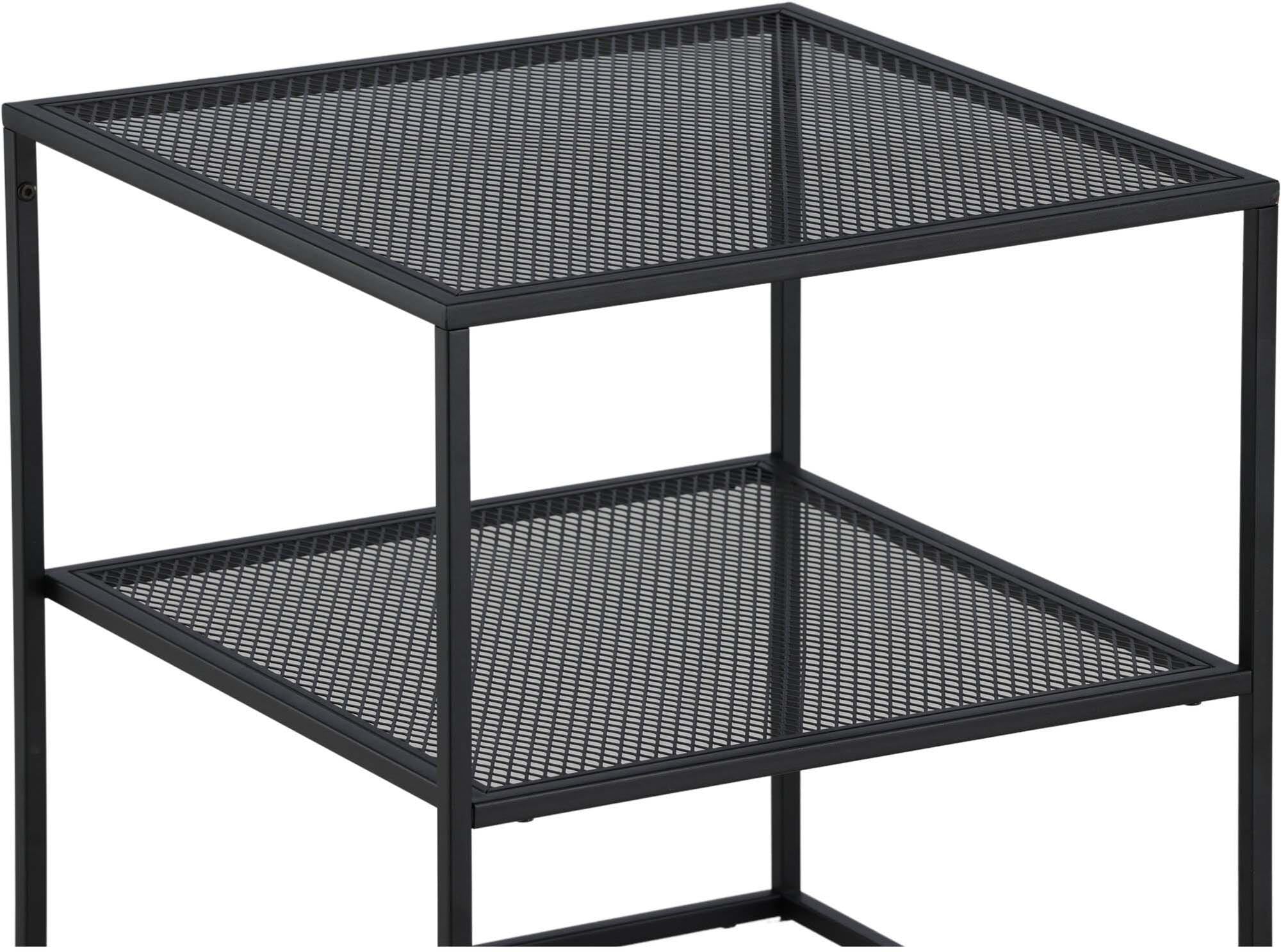 Eleganter Netz Beistelltisch von Venture Home in klassischem Beige.