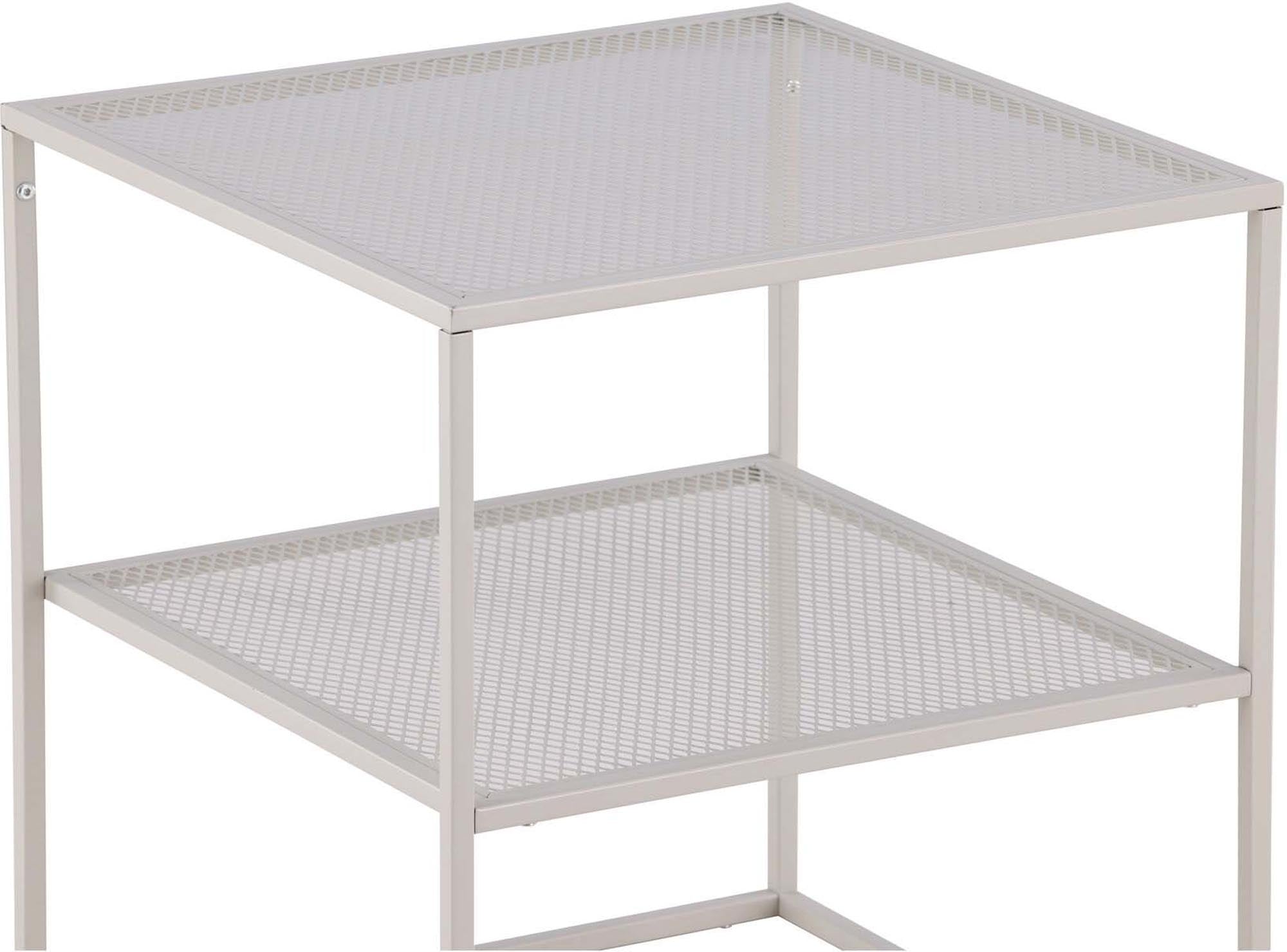 Stilvoller Beistelltisch von Venture Home in edlem Beige.