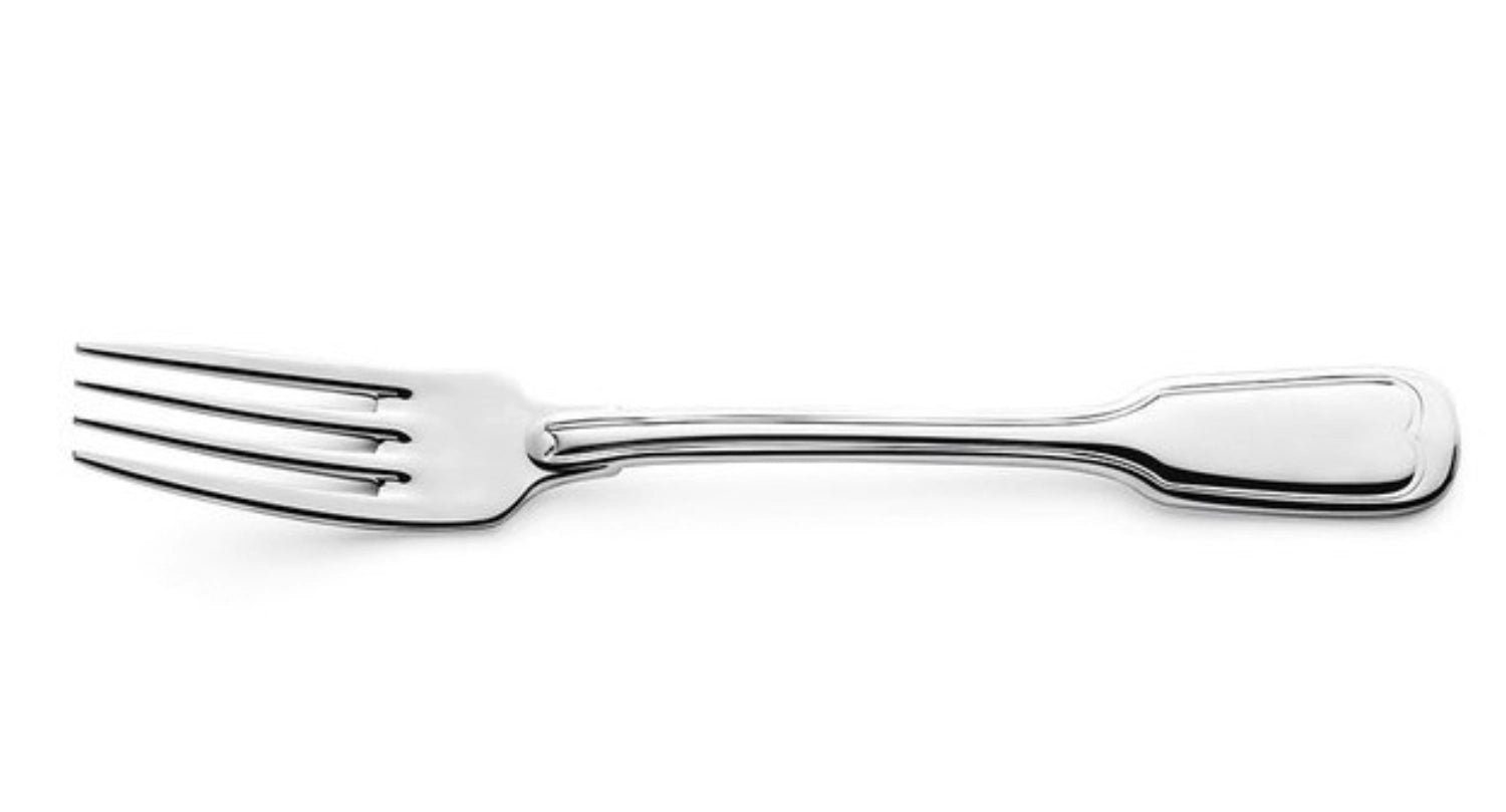 Hochwertige Menügabel "Augsburger Faden" von Amefa, aus glänzendem 18/10 Edelstahl, ideal für stilvolle Dinner und besondere Anlässe.