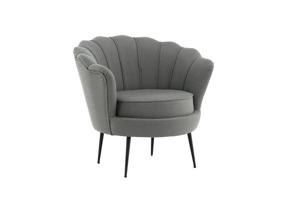 Calais Sessel in Grau präsentiert im Onlineshop von KAQTU Design AG. Sessel mit Armlehnen ist von Venture Home