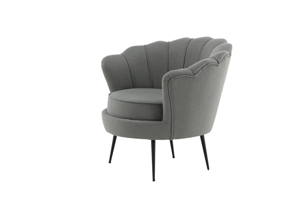 Calais Sessel in Grau präsentiert im Onlineshop von KAQTU Design AG. Sessel mit Armlehnen ist von Venture Home