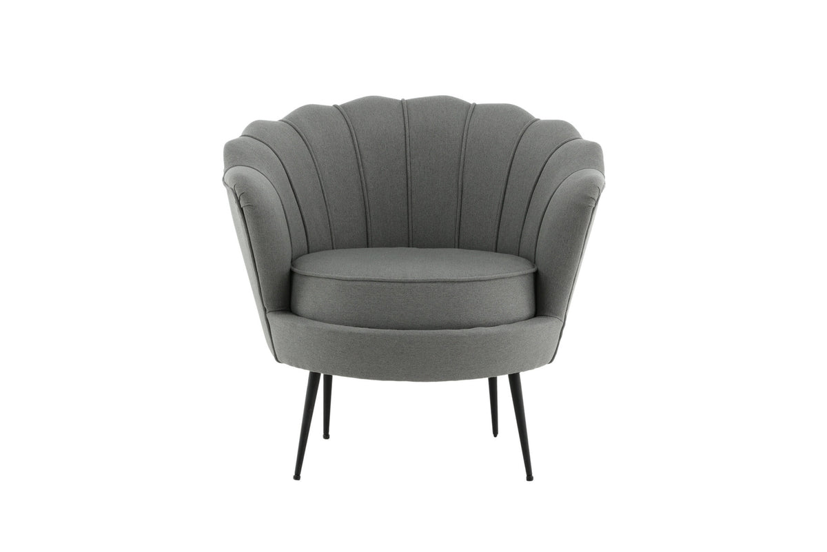 Calais Sessel in Grau präsentiert im Onlineshop von KAQTU Design AG. Sessel mit Armlehnen ist von Venture Home
