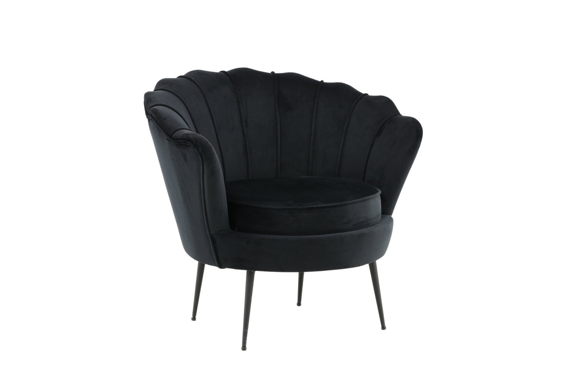 Calais Sessel in Schwarz präsentiert im Onlineshop von KAQTU Design AG. Sessel mit Armlehnen ist von Venture Home