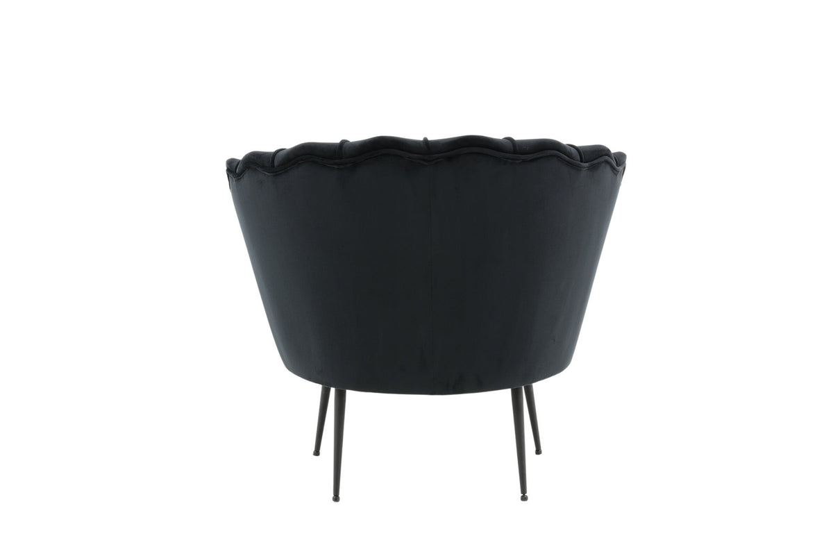 Calais Sessel in Schwarz präsentiert im Onlineshop von KAQTU Design AG. Sessel mit Armlehnen ist von Venture Home