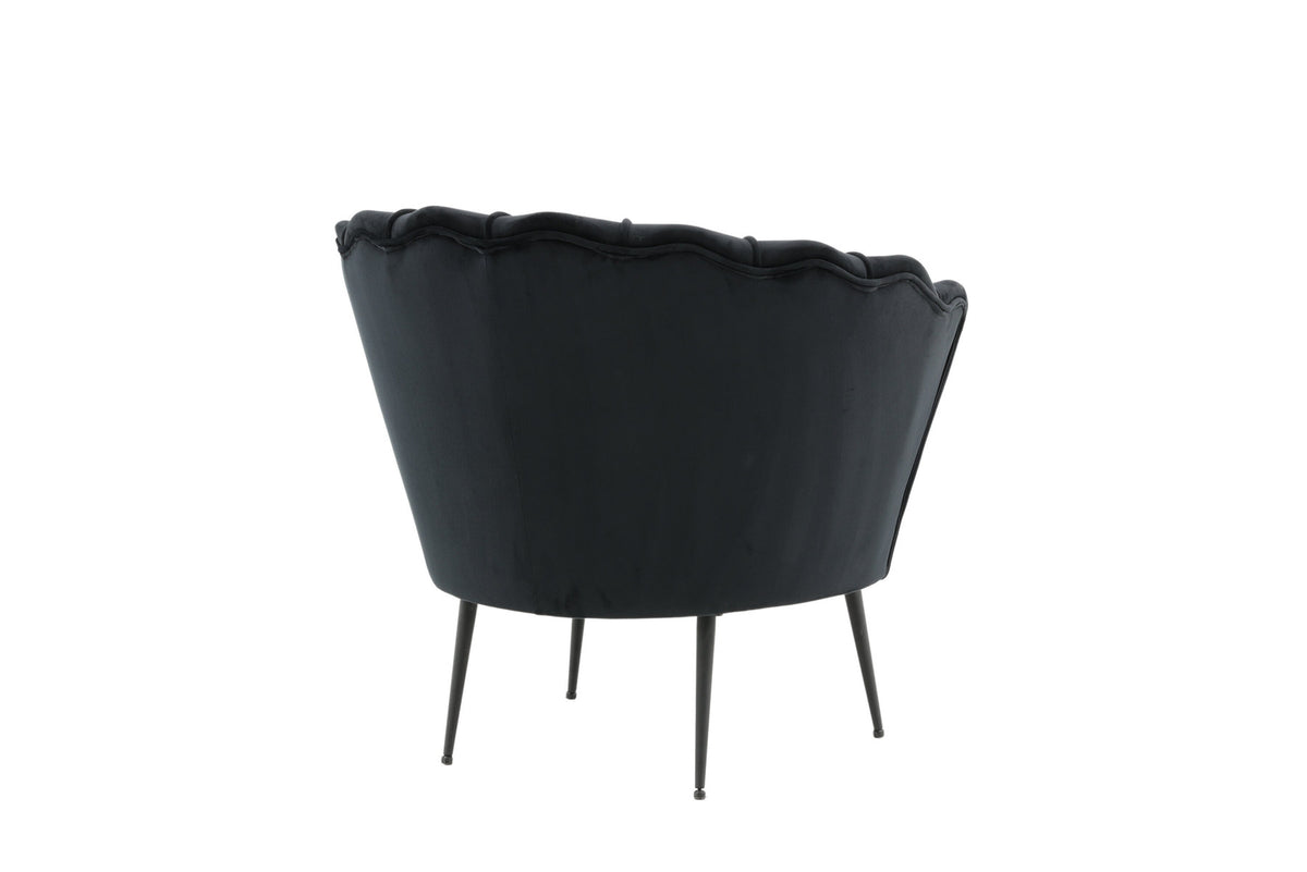 Calais Sessel in Schwarz präsentiert im Onlineshop von KAQTU Design AG. Sessel mit Armlehnen ist von Venture Home