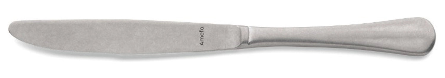 Entdecken Sie das Baguette Vintage Menümesser von Amefa: stilvolles Design, langlebiger Edelstahl, ideal für jeden Anlass. Perfekt für Ihre Tischdekoration!