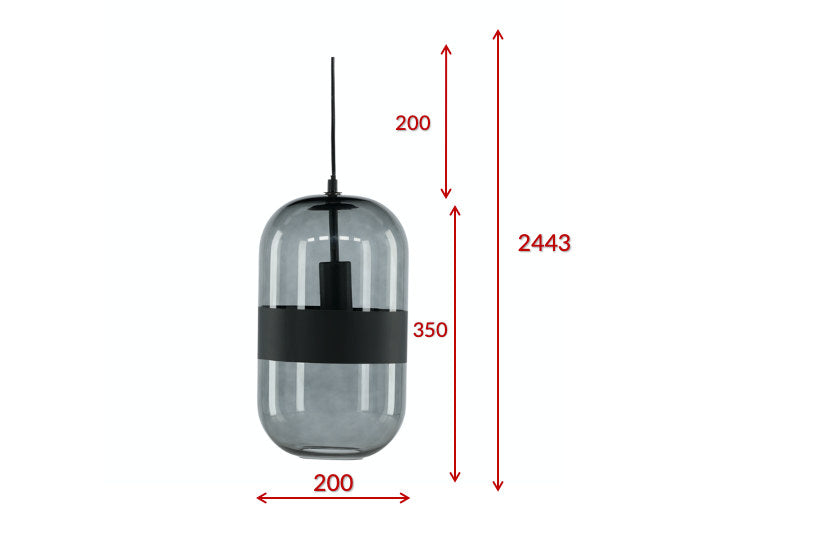 Dropp Pendelleuchte in Schwarz präsentiert im Onlineshop von KAQTU Design AG. Pendelleuchte ist von Venture Home
