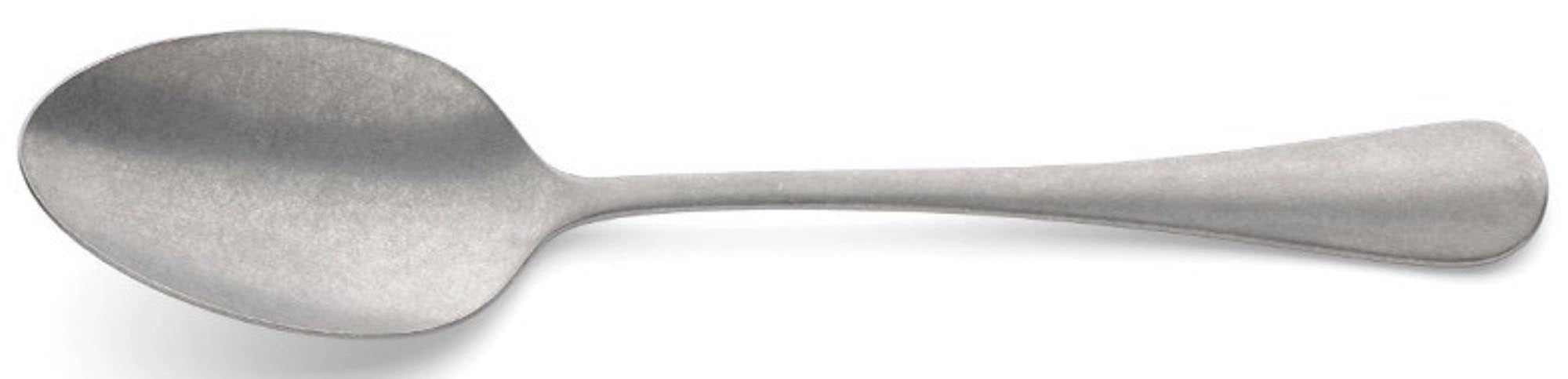 Elegante Baguette Vintage Dessertlöffel aus 18/10 Edelstahl, zeitloses Design, ergonomisch, spülmaschinenfest, ideal für Desserts.