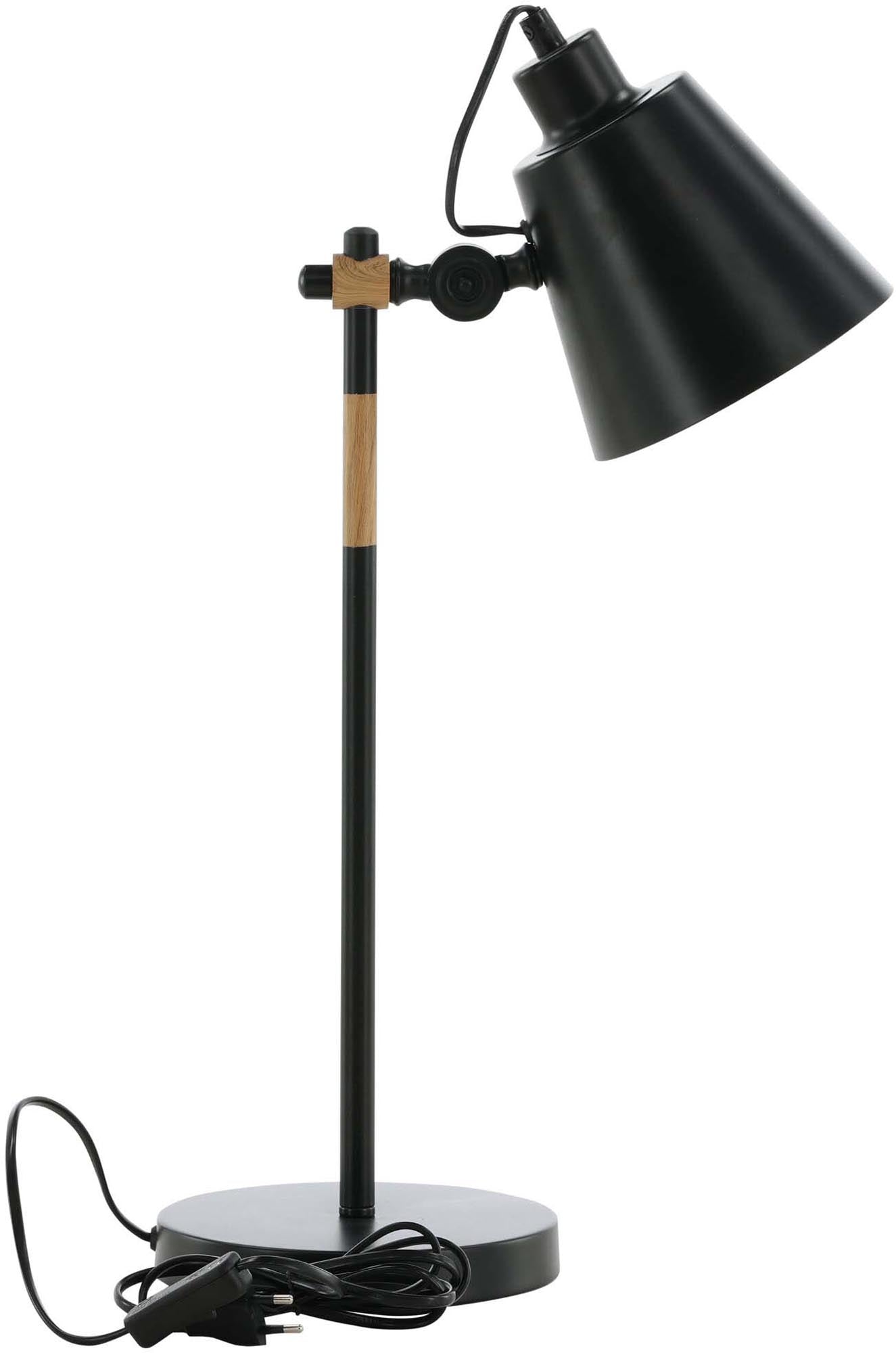 Entdecken Sie die Scott Lighting Tischlampe von Venture Home – eine stilvolle Kombination aus modernem Design und rustikalem Charme für Ihr Zuhause.