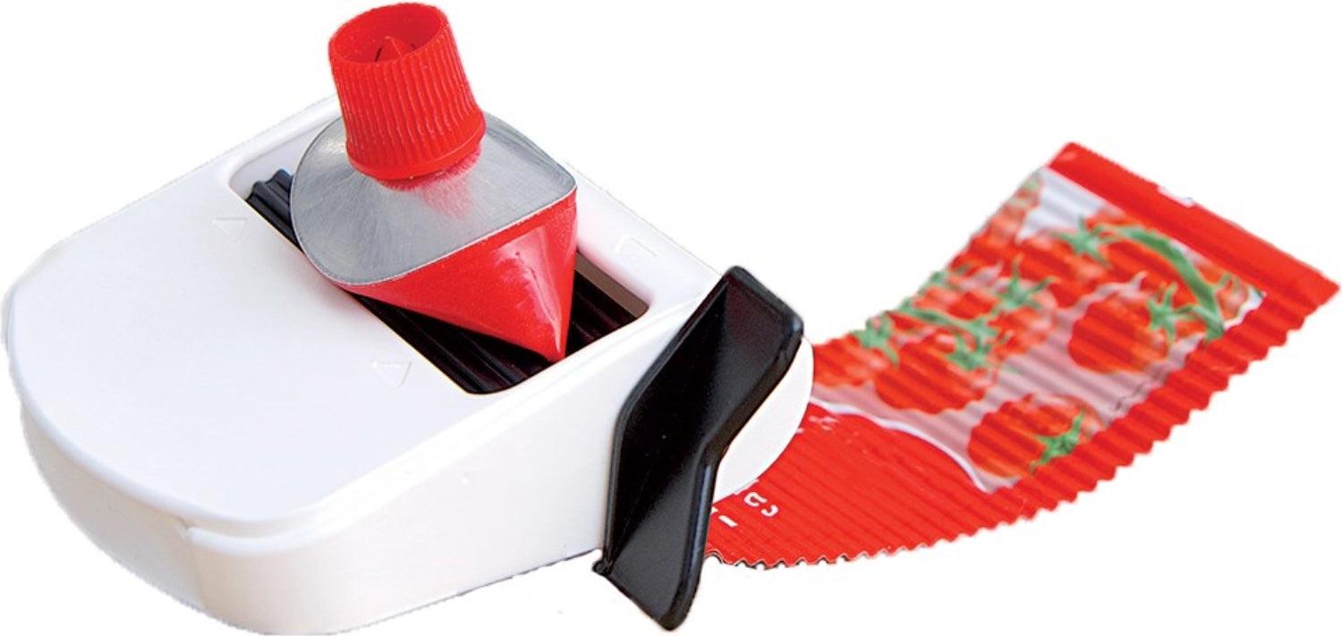 Tubfix Tubenpresse weiss, 11x9x3 cm in Weiss präsentiert im Onlineshop von KAQTU Design AG. Küchenhelfer ist von Tubfix