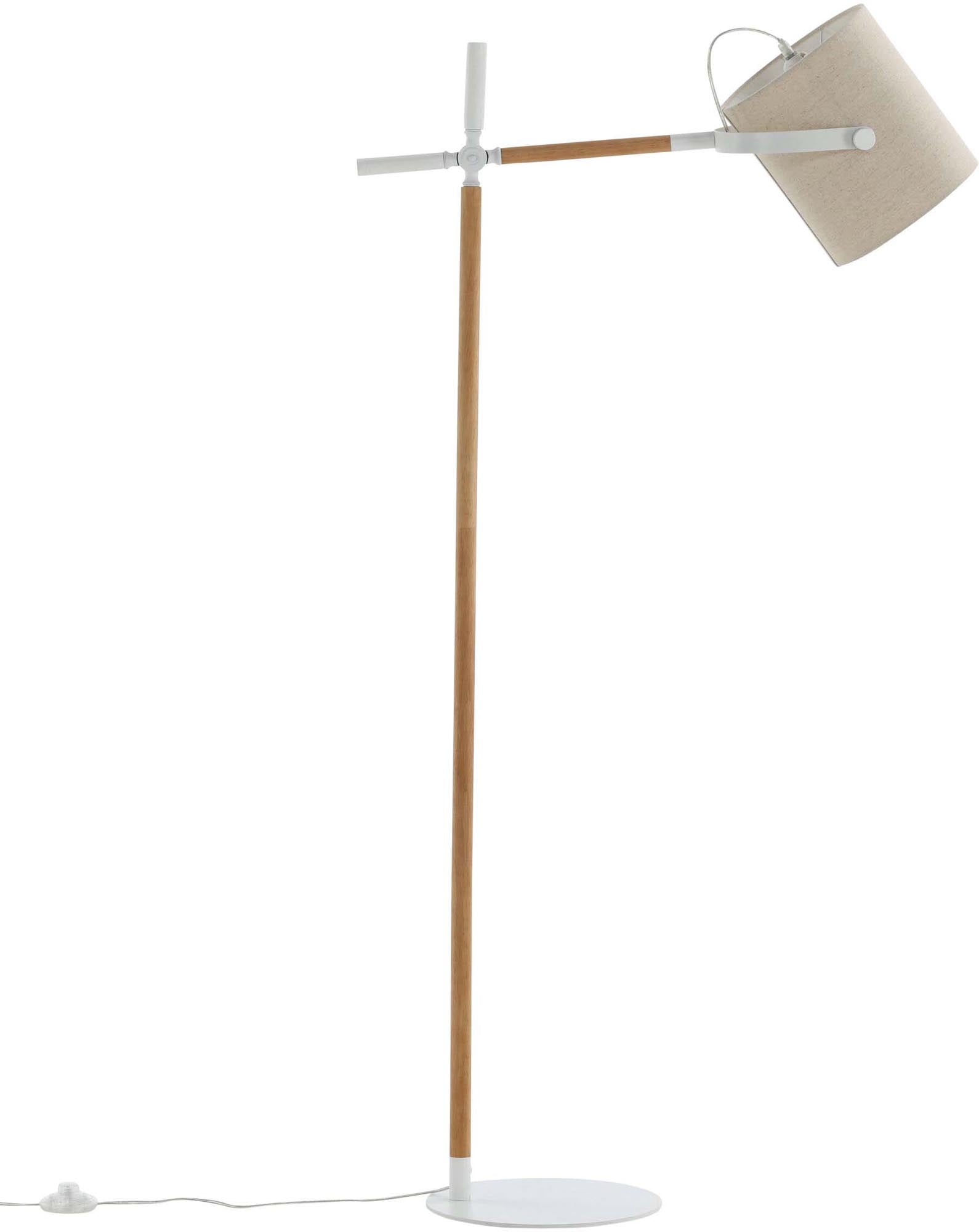 Entdecken Sie die Dennis Stehleuchte von Venture Home – ein stilvolles Accessoire mit verstellbarem Schaft und sanfter Lichtstreuung für behagliche Atmosphäre.