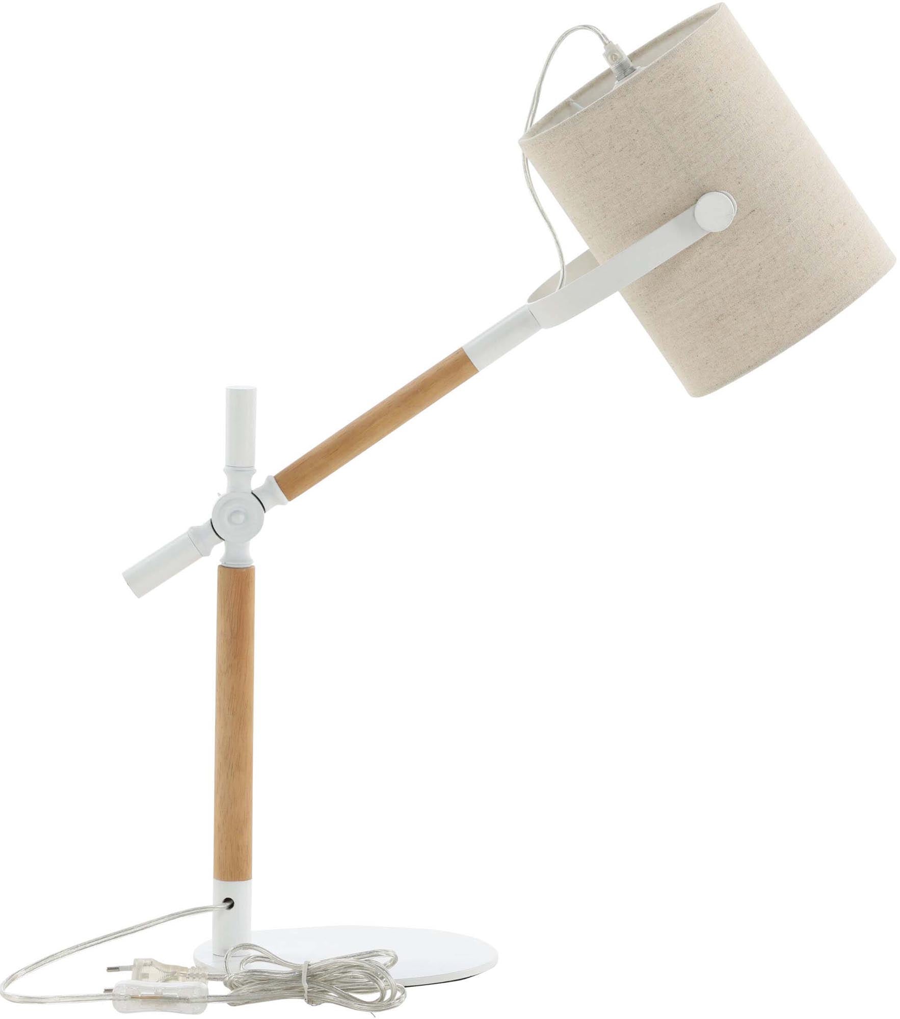 Elegante Tischleuchte Dennis von Venture Home in warmem Beigeton. Ideal für gemütliche Akzente in jedem Raum.