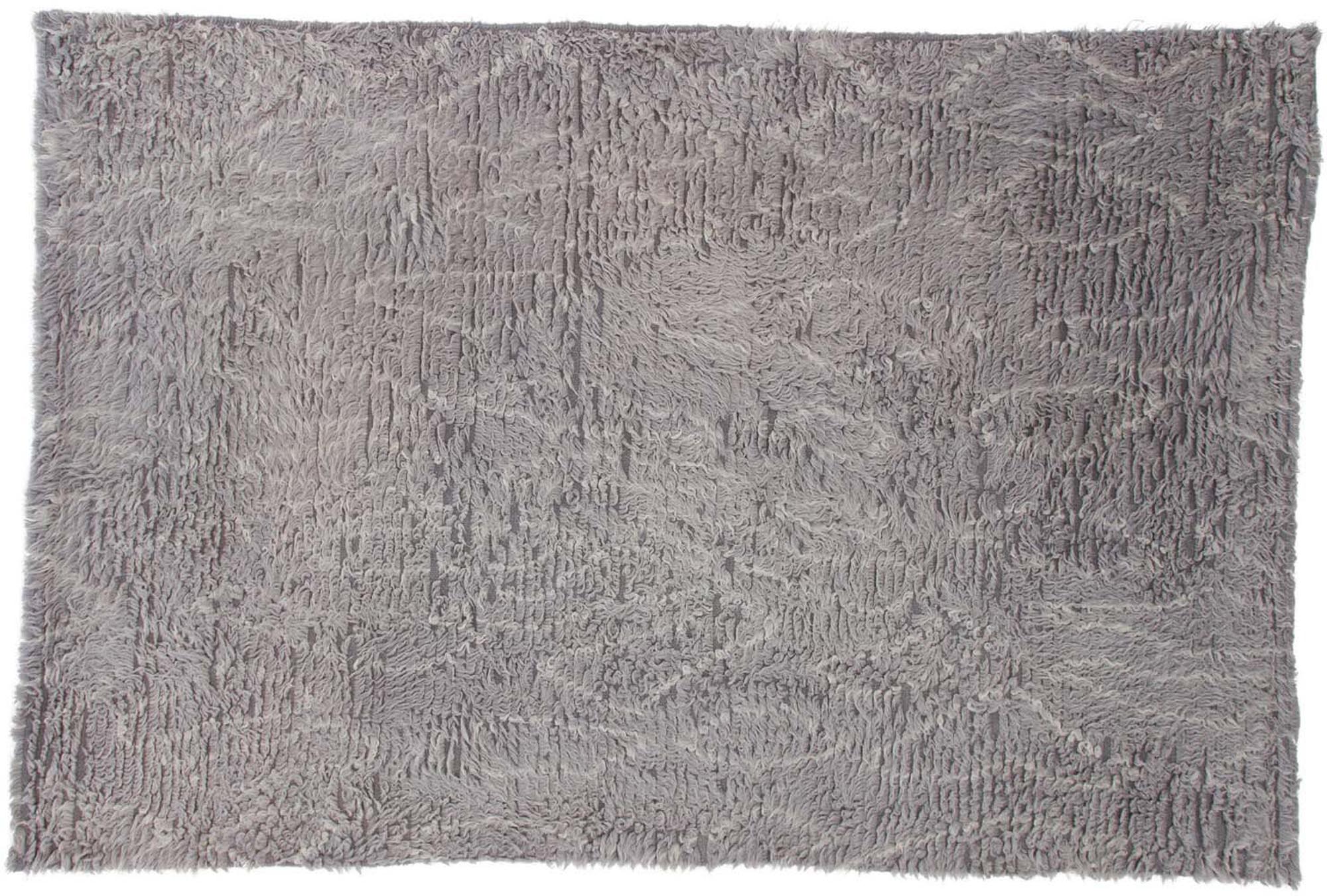Leiko Teppich in Grau präsentiert im Onlineshop von KAQTU Design AG. Teppich ist von Venture Home