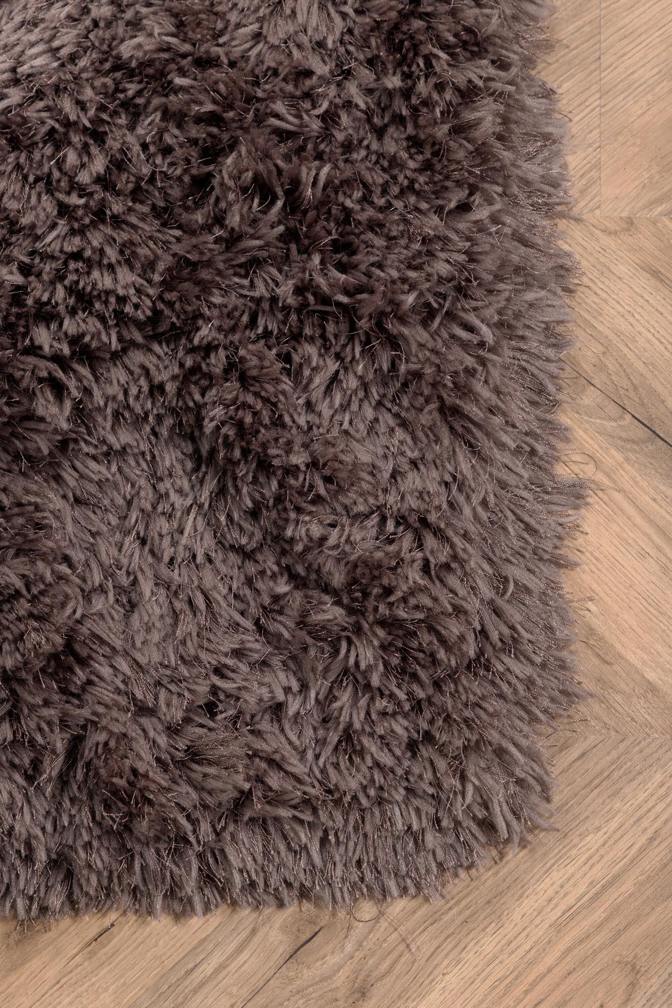 Grace Teppich in Braun präsentiert im Onlineshop von KAQTU Design AG. Teppich ist von Venture Home