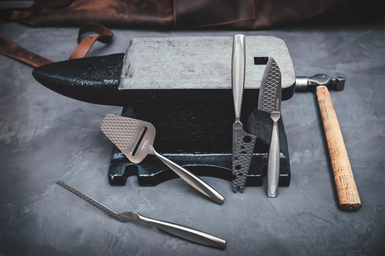 Käsem.-set mini monaco+ acciaio inossidabile nero nero