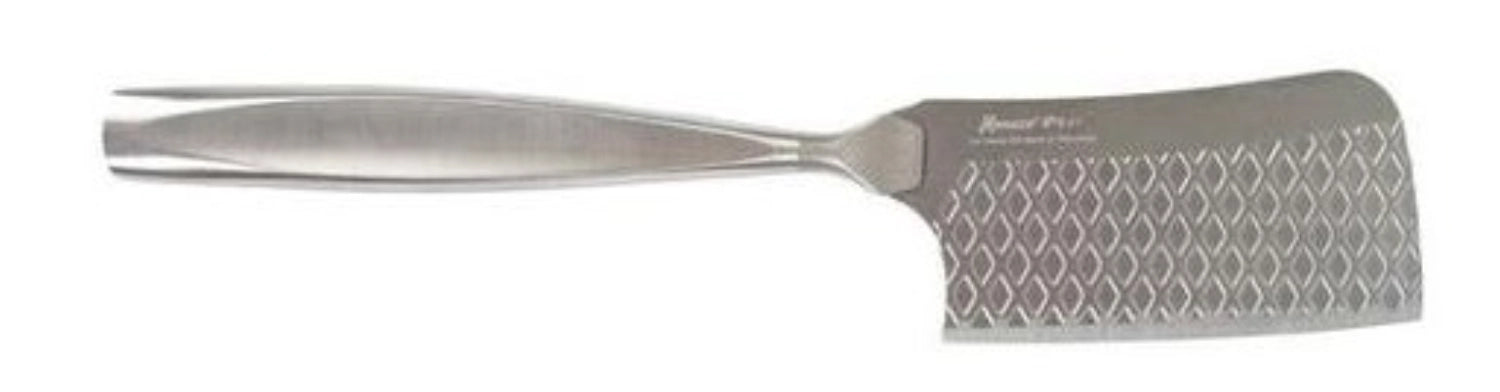 Lato di formaggio rigido Monaco+ n. 6 in acciaio inossidabile argento 290x80x10mm