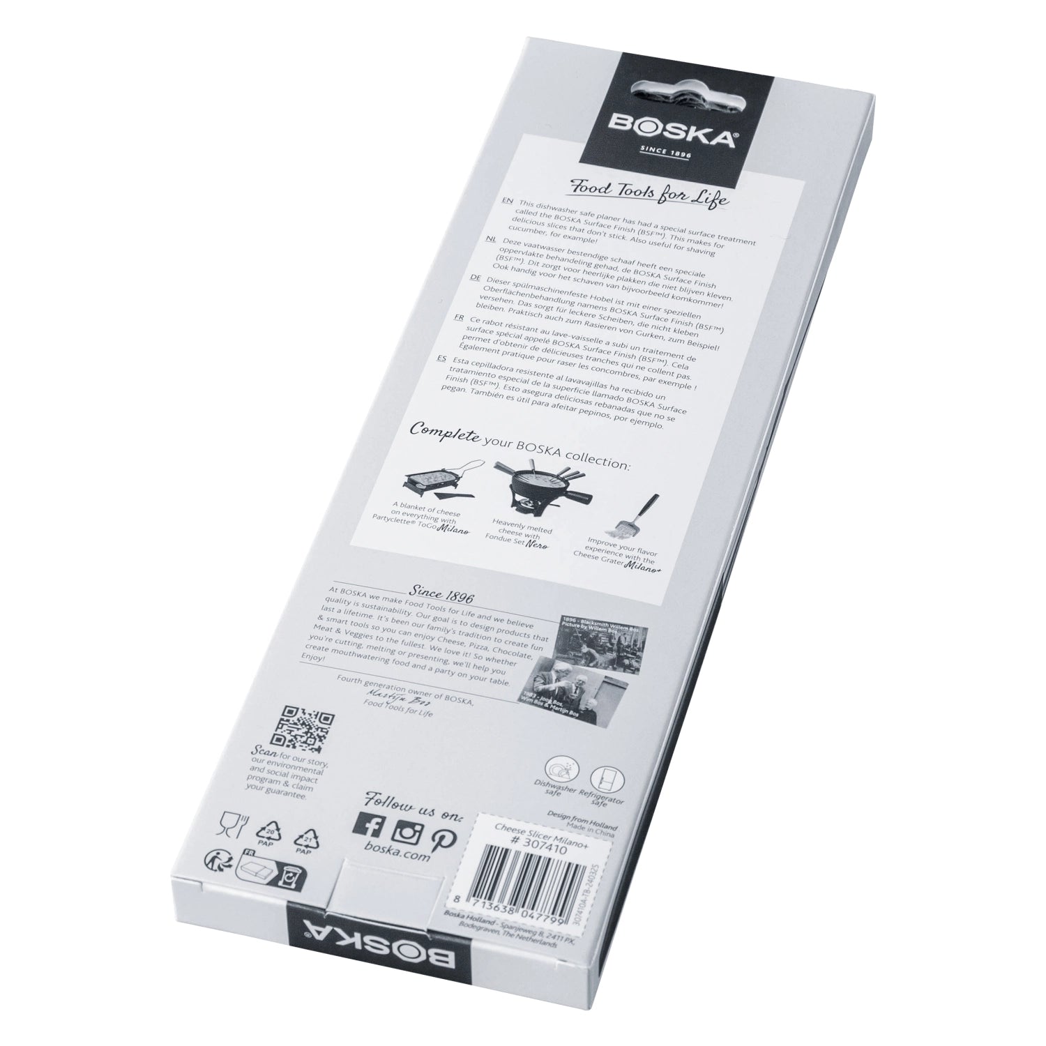 Fromageschneider Milano+ acier inoxydable plastique