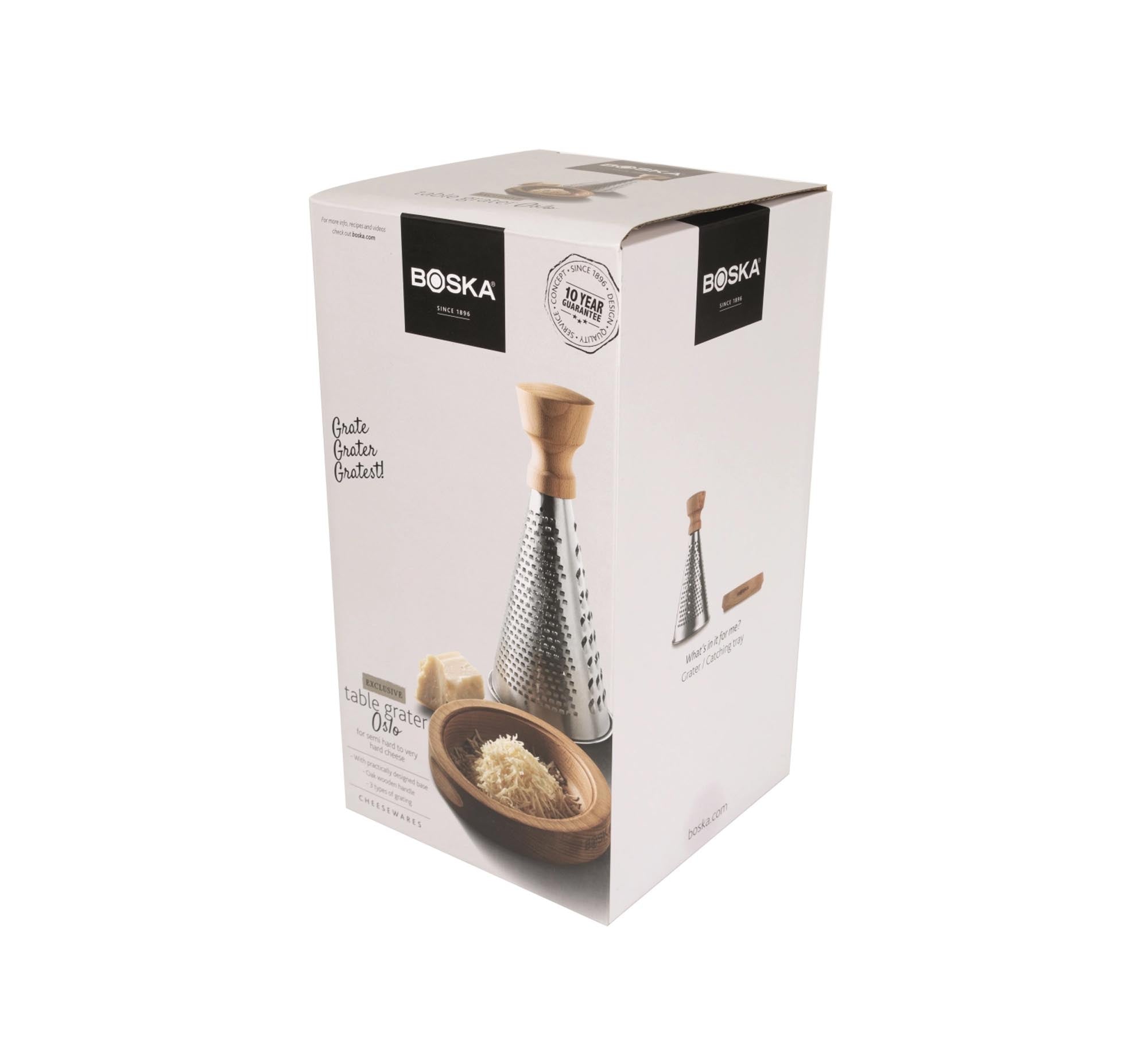 Praktische Tischreibe Oslo in edlem Design, gefertigt aus Edelstahl und europäischer Eiche. Ideal für jede moderne Küche!