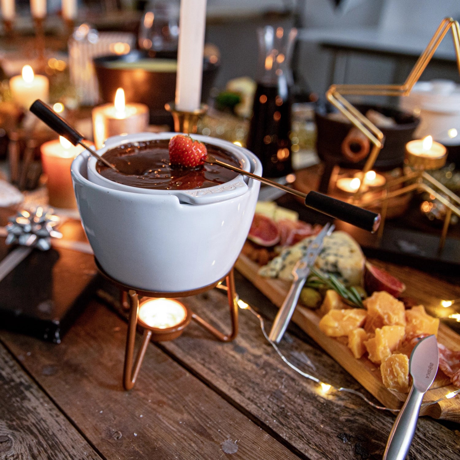 Choco fonue Marie Weiss Keramik Edelst. Plastica 160x155x215