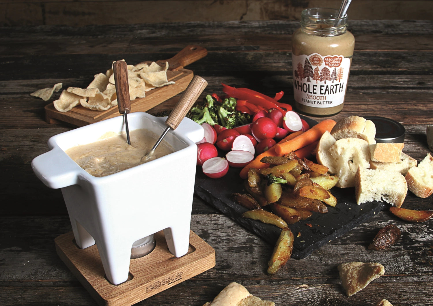 Tapas Fondue Bianco 200ml von Boska, perfekt für gesellige Abende, ideal für Fondue-Liebhaber und kreative Tapas-Genüsse.
