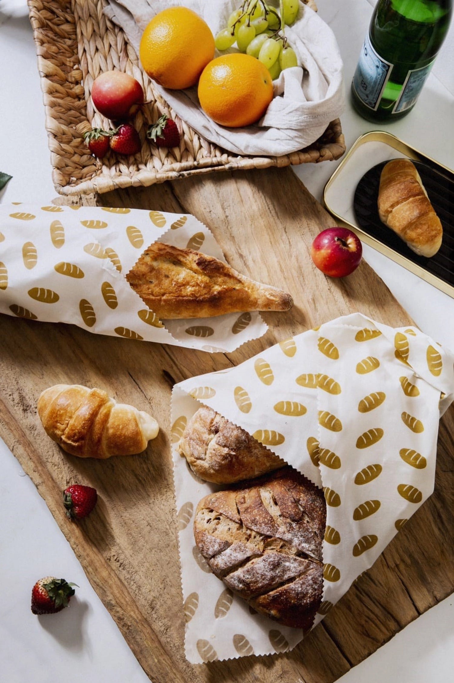 Bienenwachstuch Brot 43x58cm