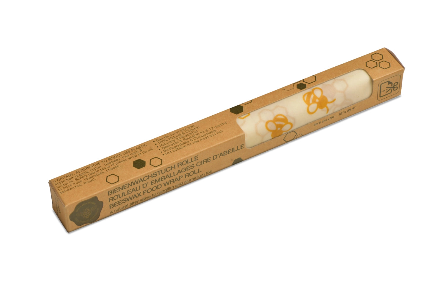 Bienenwachstuch-Rolle Biene 30.5x90cm