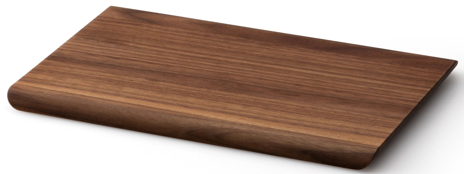 Elegantes Walnuss-Schneidebrett von Continenta, 24x16x1.2cm, ideal für Küchenarbeiten und stilvolle Serviermöglichkeiten.