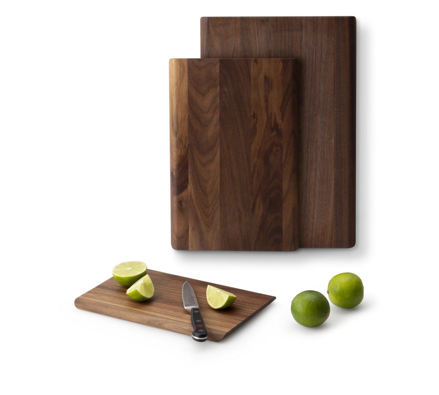 Elegantes Walnuss Schneidebrett von Continenta, 24x16x1.2cm, ideal für die Küche und zum Zubereiten von Speisen, mit natürlicher Holzmaserung.