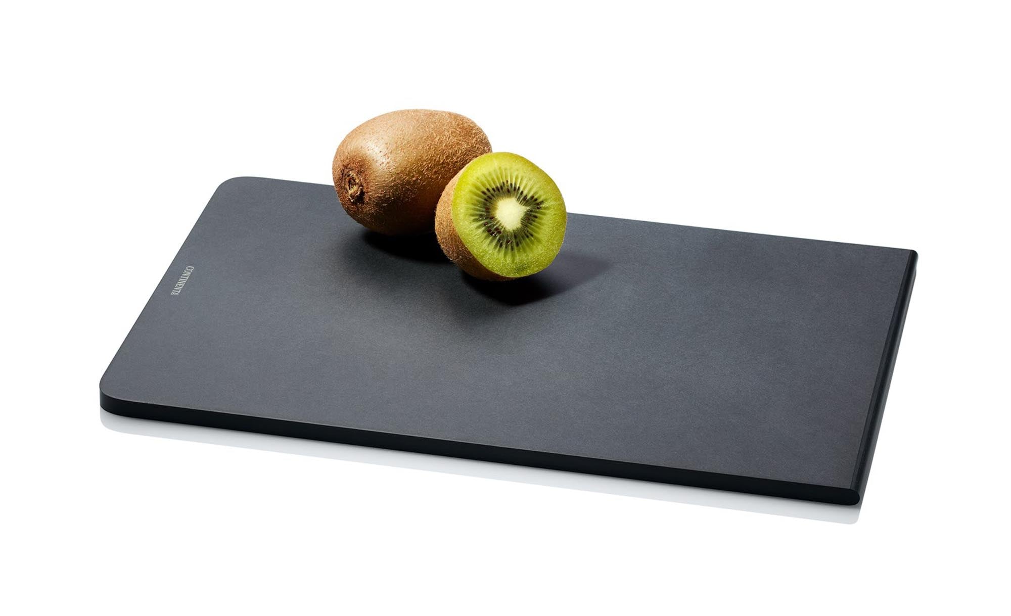 Elegantes Duracore Schneidebrett in Schwarz, 29,5x20x0,7cm. Langlebig, hygienisch und pflegeleicht – ideal für jede Küche!