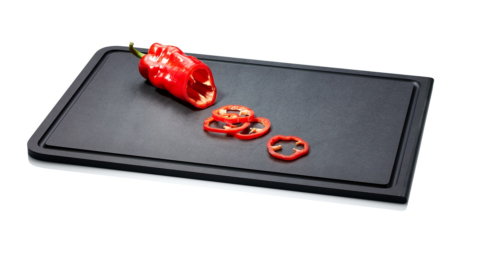 Duracore Tranchierbrett von Continenta: Hochwertig, robust und mit praktischer Saftrille für müheloses Tranchieren und saubere Arbeitsflächen.