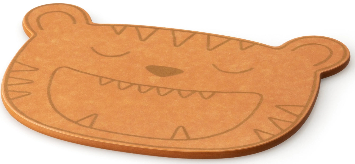 Entdecken Sie das Duracore Kinderbrett Tiger von Continenta – der perfekte, nachhaltige Küchenhelfer für Kinder mit fröhlichem Design! Ideal für kleine Hände.