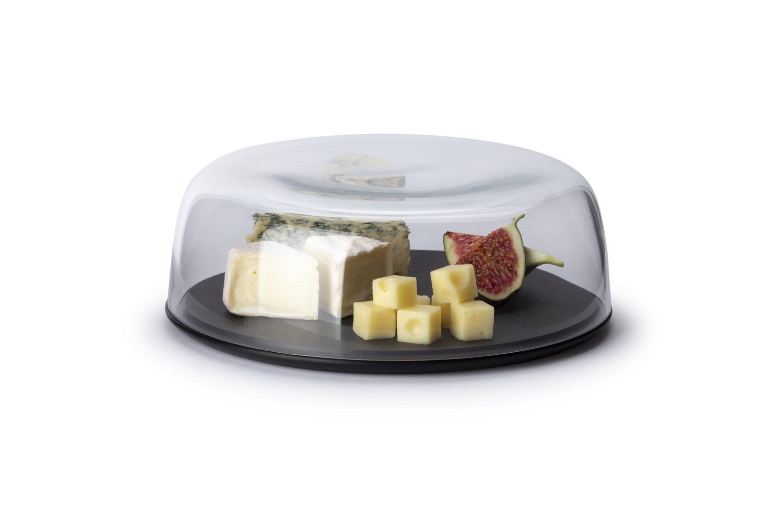 Stilvolle Duracore Käseglocke (Ø 22 cm) von Continenta: robust, durchsichtig, ideal für Käse, Wurst, Obst. Ein Must-Have für Käseliebhaber!