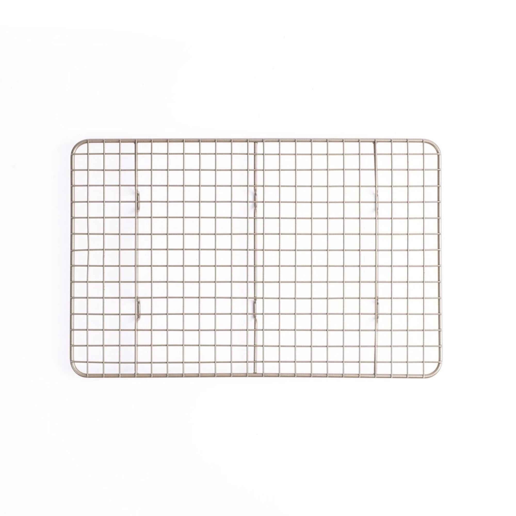 Kompaktes Cuisipro Abkühlgestell (36x23.5cm) aus Edelstahl für gleichmässige Abkühlung von Keksen, Torten und Broten. Spülmaschinenfest.