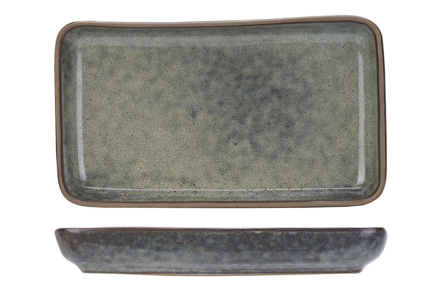 Rechteckiger Bento-Concept Teller von Cosy & Trendy, 17x10 cm, ideal für kreative Präsentation von kleinen Gerichten und Snacks.