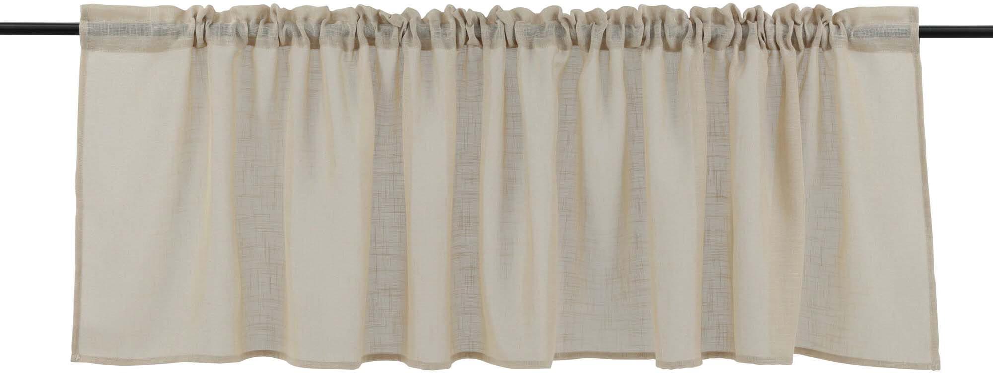 Elegante Kaya Vorhang Pelmets im praktischen 2er Pack von Venture Home. Hochwertiges Polyester für stilvolle Fensterdekoration und optimale Lichtdurchlässigkeit.