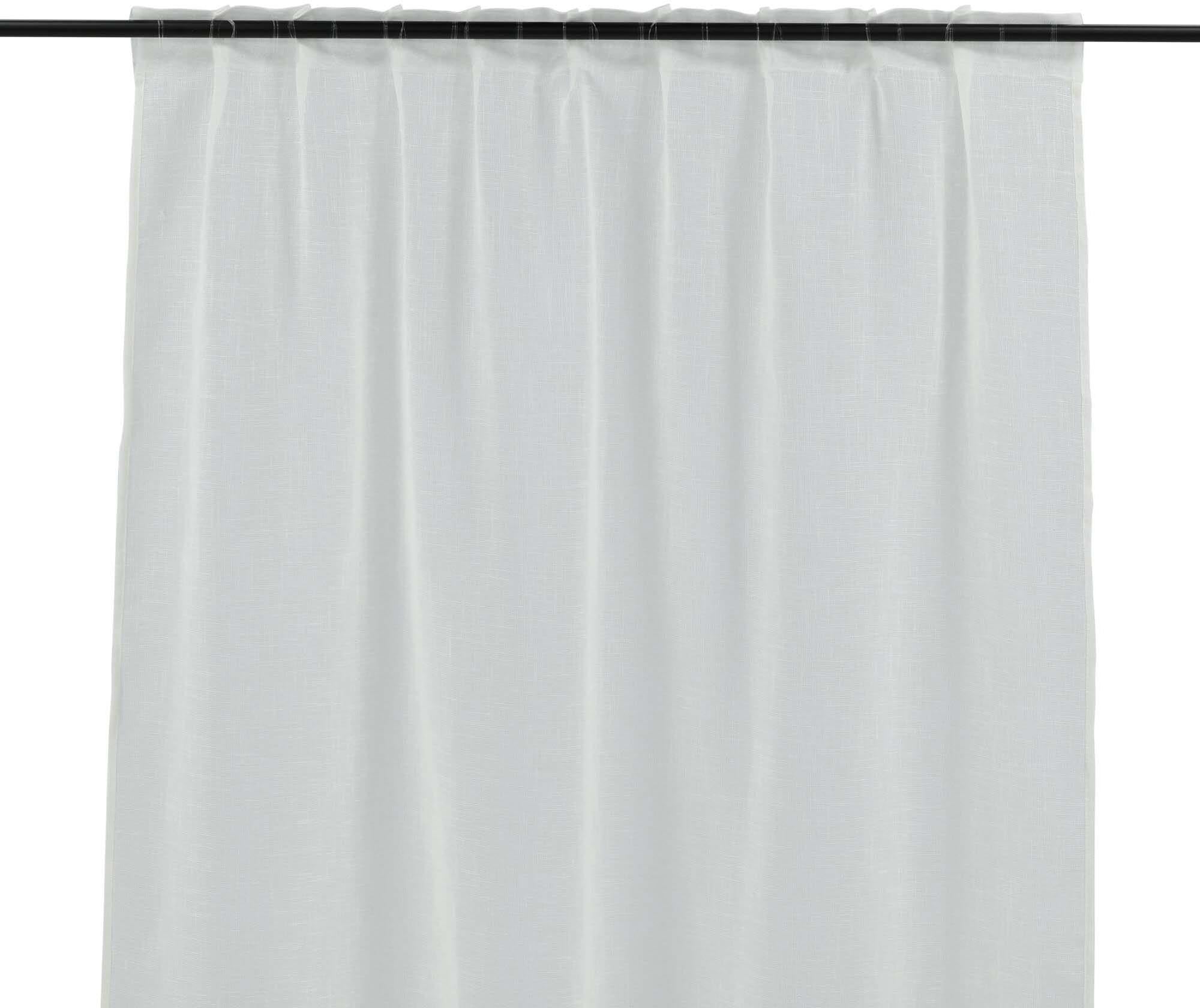 Kaya Vorhang 2er Pack: Moderner, beige Vorhang aus hochwertigem Polyester, ideal für stilvolle Fensterdekoration und flexible Befestigung.