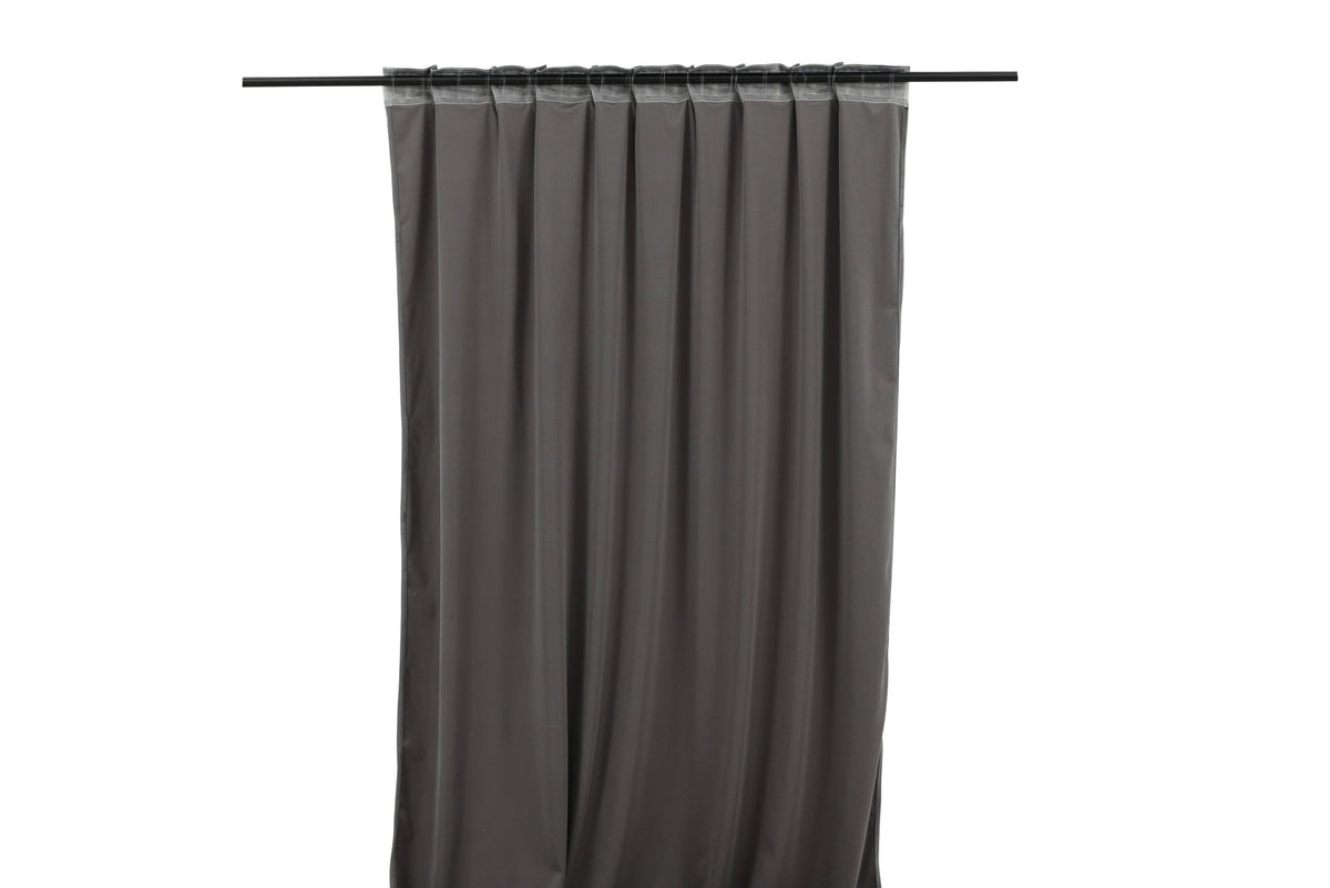 Mary Vorhang 2er Pack in Dunkelgrau präsentiert im Onlineshop von KAQTU Design AG. Vorhang ist von Venture Home