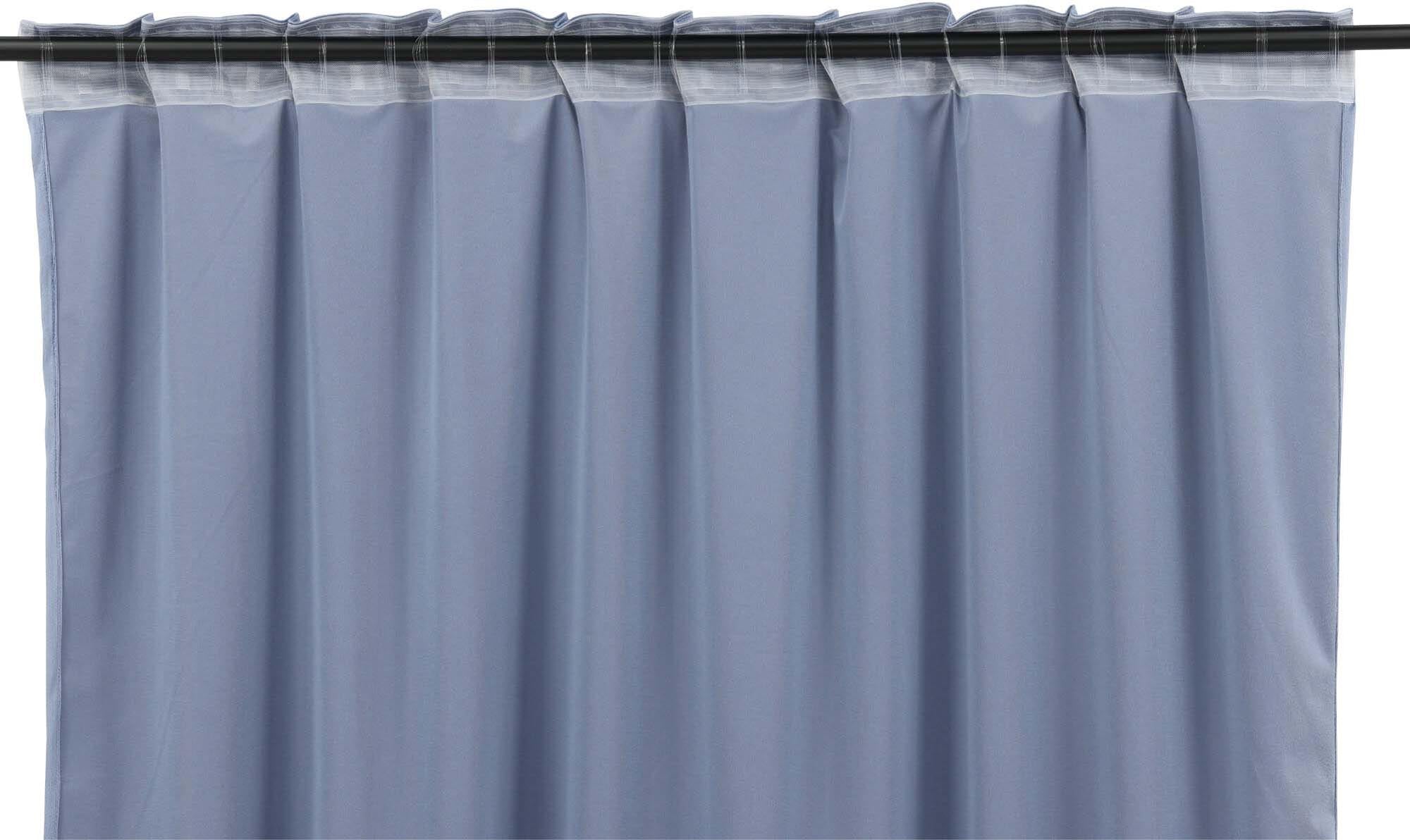 Mary Vorhang 2er Pack in Blau präsentiert im Onlineshop von KAQTU Design AG. Vorhang ist von Venture Home