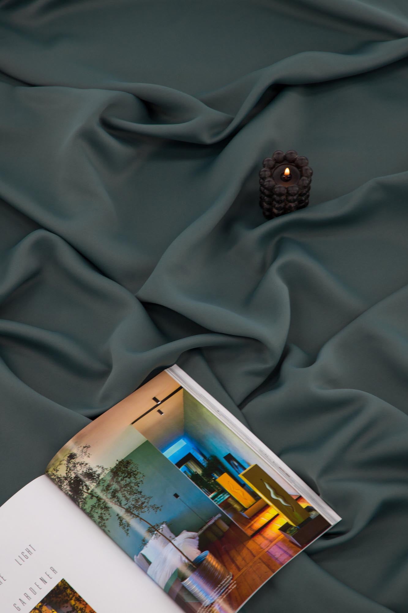 Evelyn Vorhang 2er Pack in Aqua präsentiert im Onlineshop von KAQTU Design AG. Vorhang ist von Venture Home