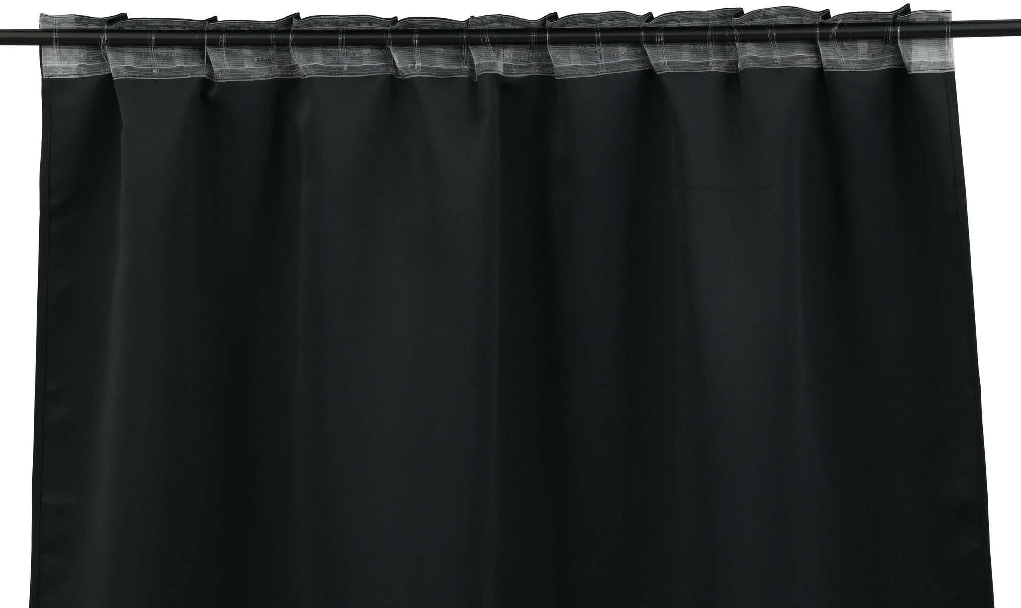 Evelyn Vorhang 2er Pack in Schwarz präsentiert im Onlineshop von KAQTU Design AG. Vorhang ist von Venture Home