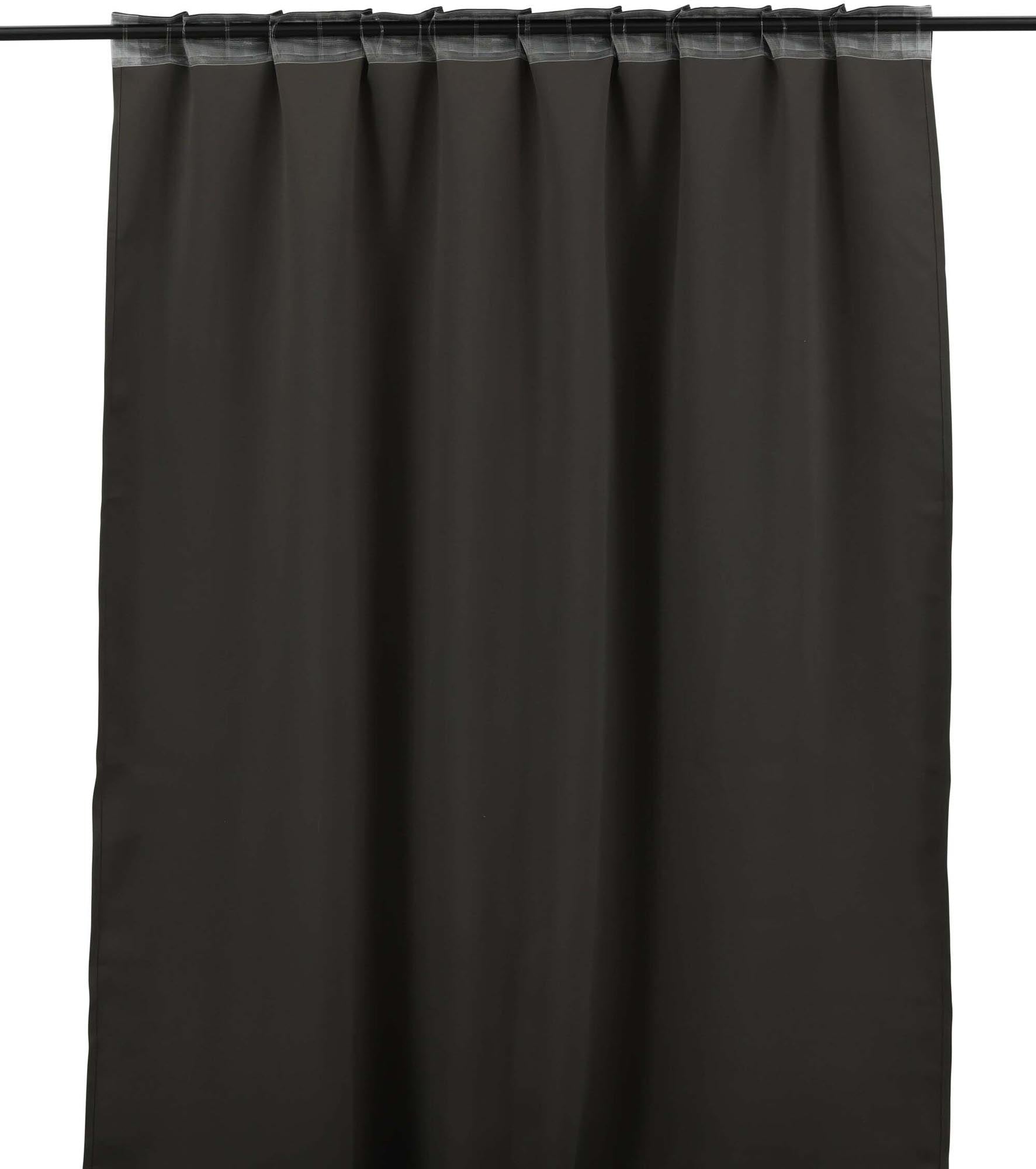 Evelyn Vorhang 2er Pack in Dunkelgrau präsentiert im Onlineshop von KAQTU Design AG. Vorhang ist von Venture Home