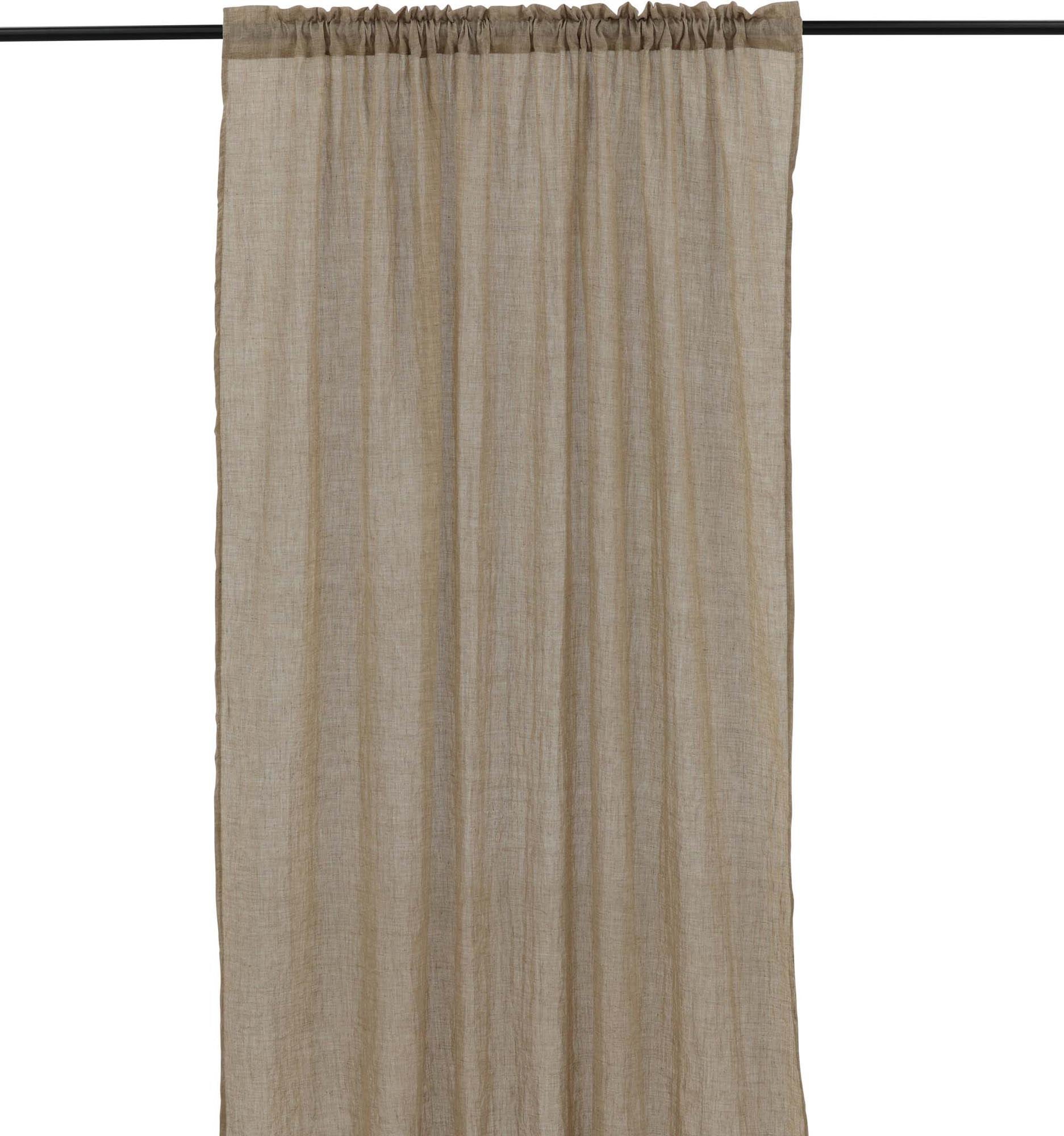 Elena Vorhang 2er Pack von Venture Home: Elegante, langlebige Vorhänge aus Baumwoll-Polyester, die Licht sanft filtern und jedem Raum ein mediterranes Flair verleihen.