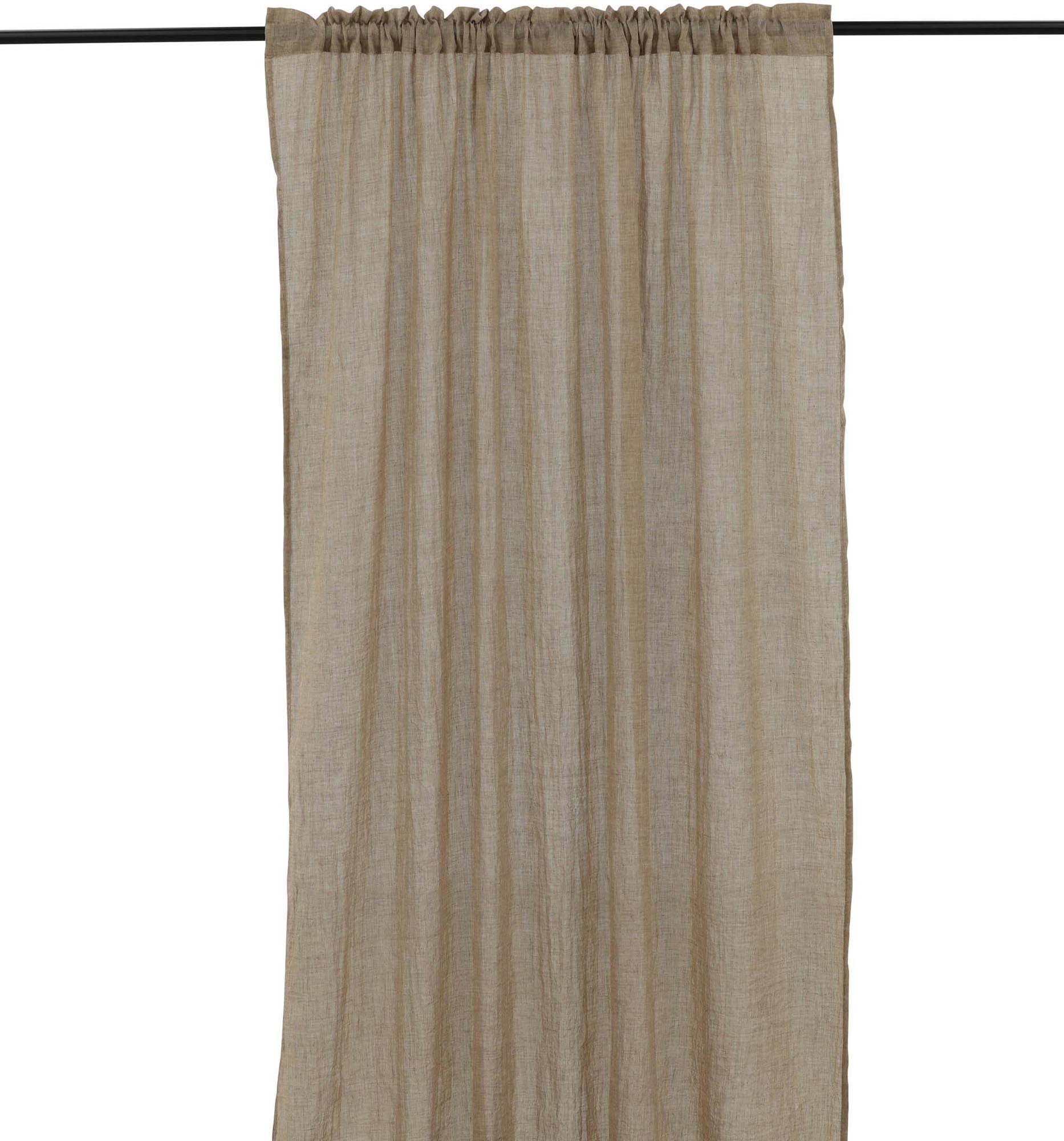 Elena Vorhang 2er Pack von Venture Home: Stilvolle, pflegeleichte Vorhänge aus hochwertiger Baumwoll-Polyester-Mischung, die sanftes Licht durchlassen und eine einladende Atmosphäre schaffen.