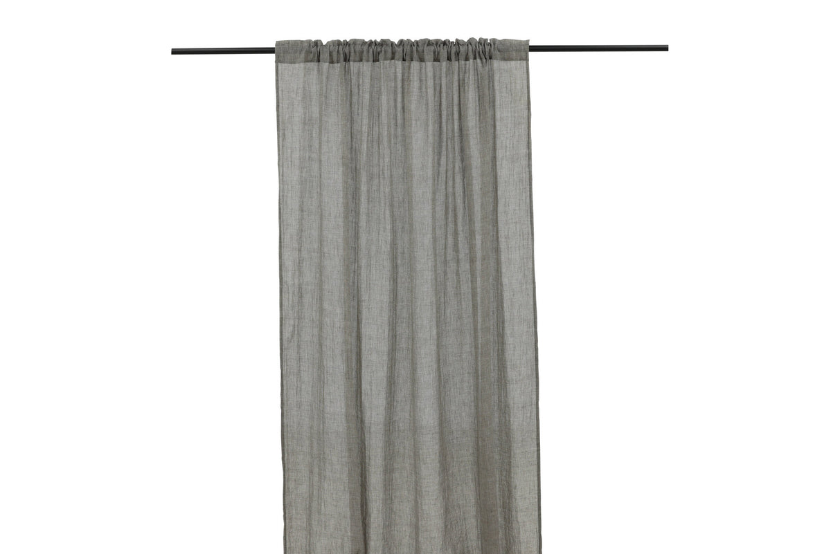 Elena Vorhang 2er Pack in Schwarz präsentiert im Onlineshop von KAQTU Design AG. Vorhang ist von Venture Home