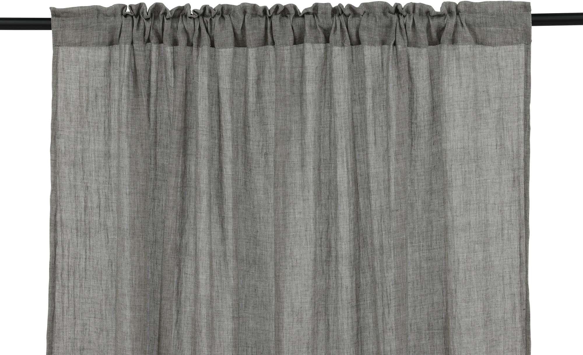 Elena Vorhang 2er Pack: Elegante Baumwoll-Polyester-Mischung für einladende Räume. Pflegeleicht, knitterfrei und lichtdurchlässig.