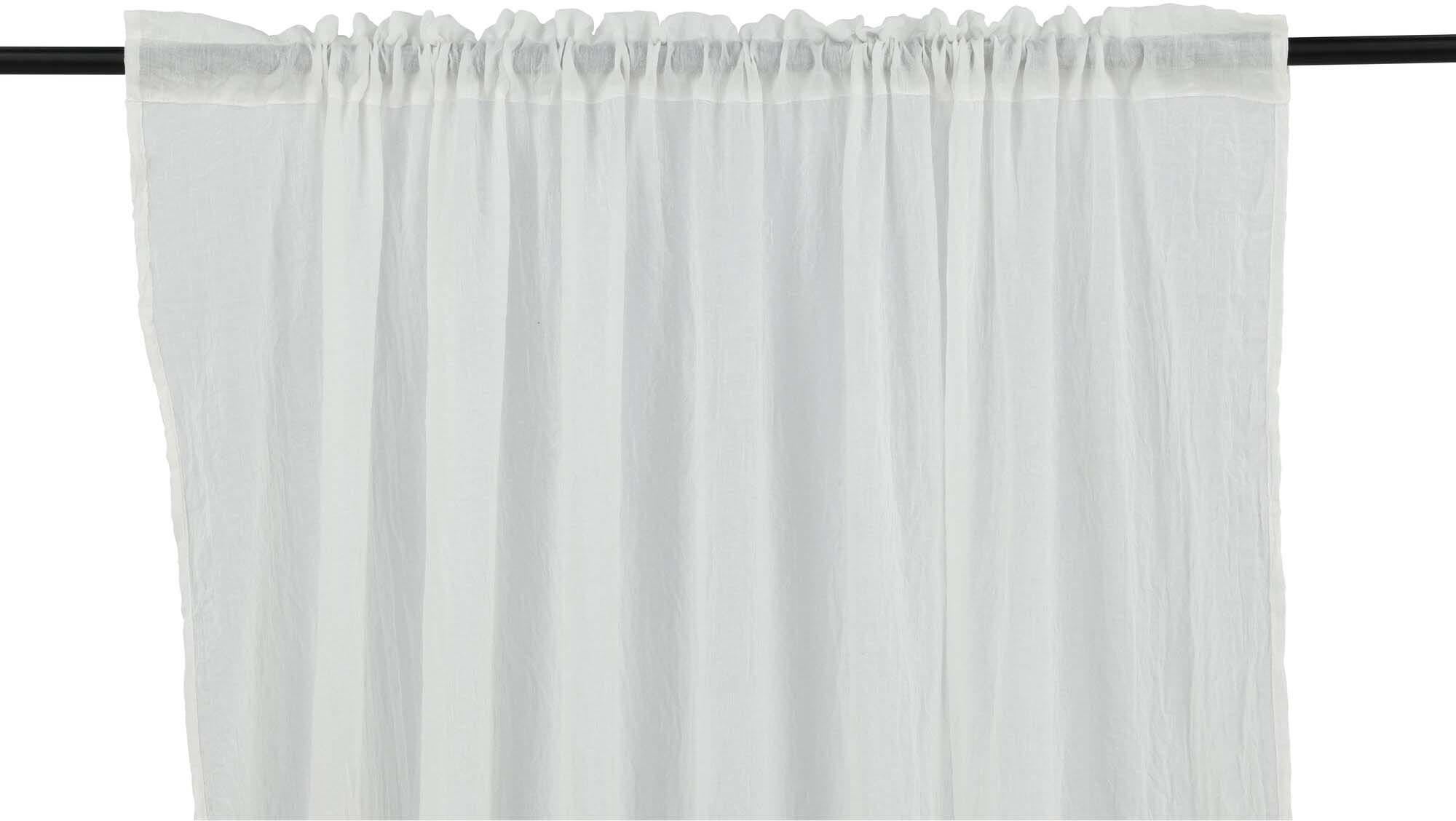 Elena Vorhang 2er Pack: Hochwertige Vorhänge aus Baumwoll-Polyester für stilvolle Akzente und sanfte Lichtdurchlässigkeit in jedem Raum.