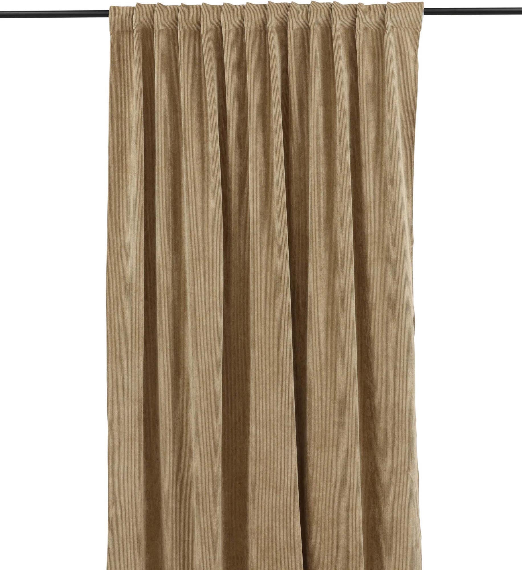 Elma Vorhänge im 2er Pack: Hochwertige Polyesterstoffe für stilvolle Akzente und pflegeleichte Eleganz in Ihrem Zuhause.