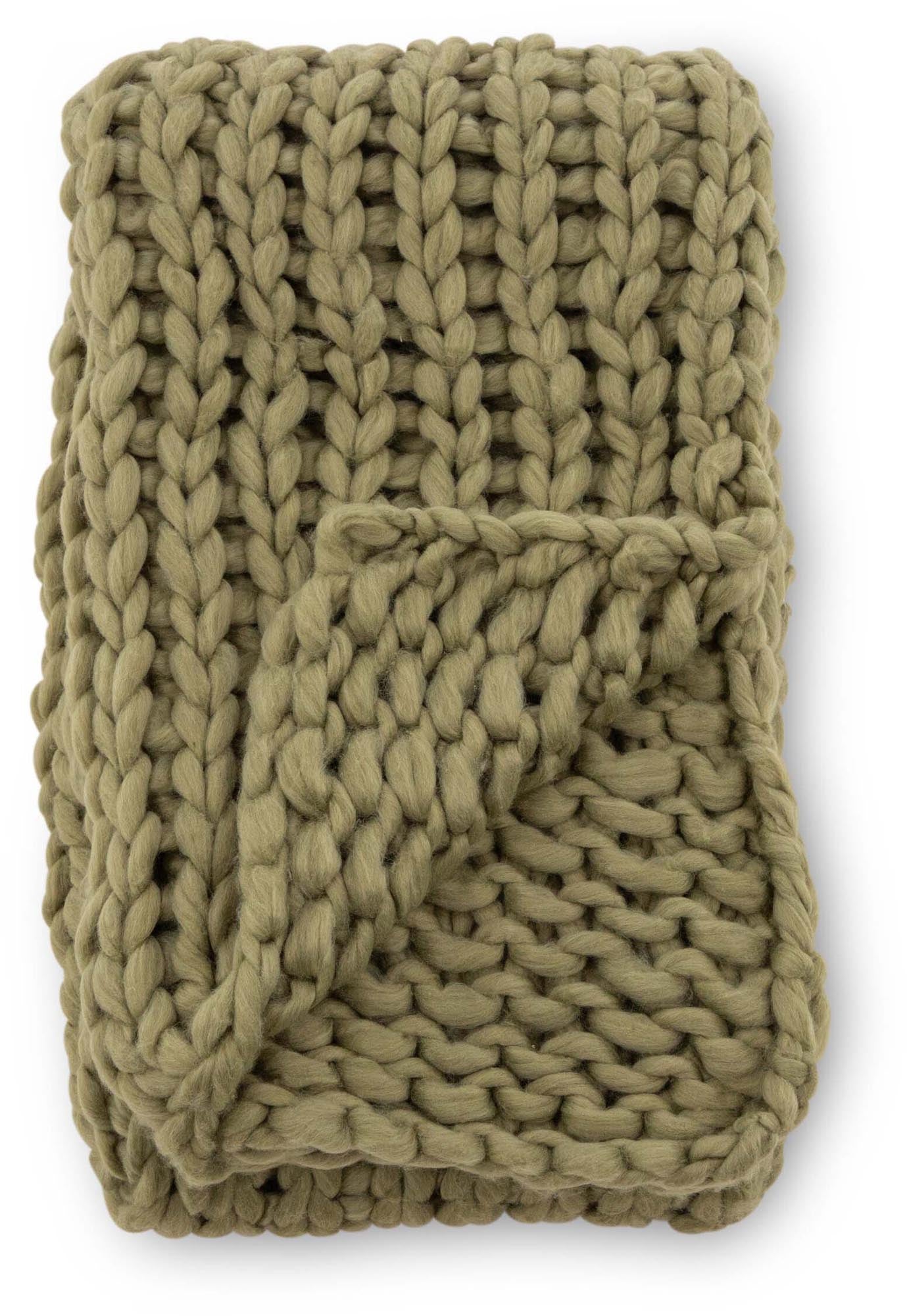 Elegante Kate Throw von Venture Home in stilvollem Beige-Ton.